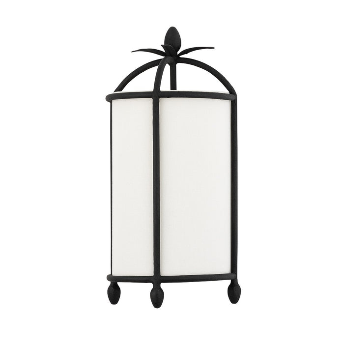 Troy Lighting B5711-BI Two Light Wall Sconce, Black Iron