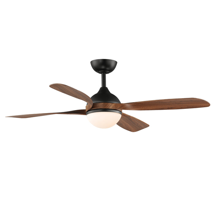 Maxim 88811WNBK 52" Ceiling Fan, Walnut / Black