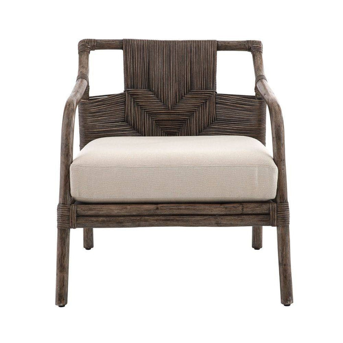 Arteriors 5671 Lounge Chair, Bone Linen