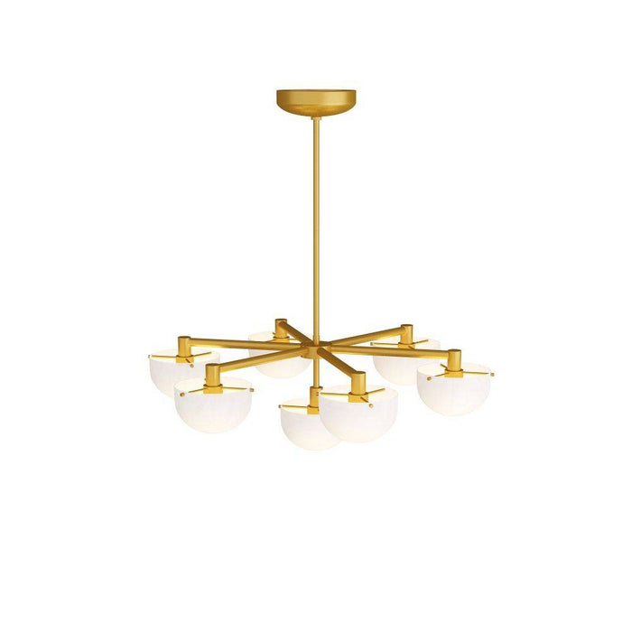 Arteriors GKDMC01 Chandelier, Antique Brass