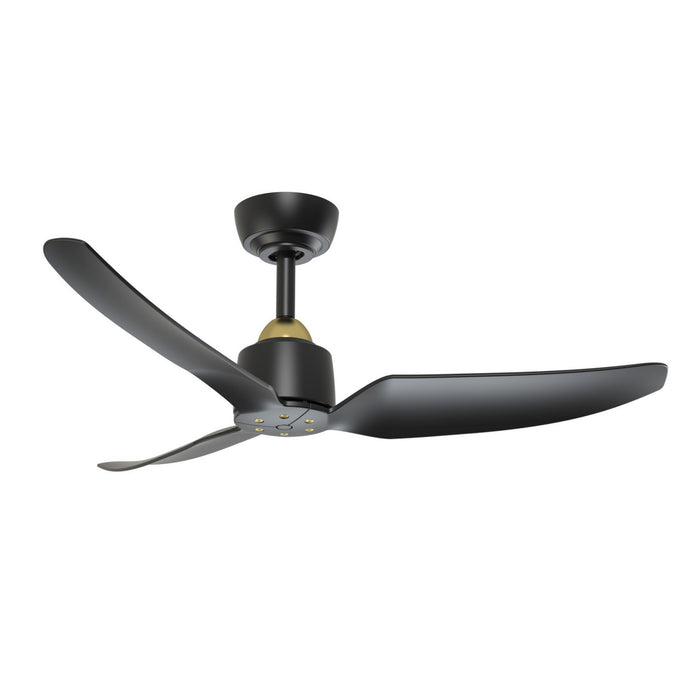 Kuzco Lighting CF92942-BG/MB 42" Ceiling Fan, Brushed Gold/Matte Black