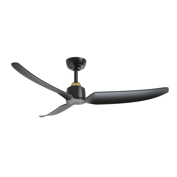 Kuzco Lighting CF92952-BG/MB 52" Ceiling Fan, Brushed Gold/Matte Black