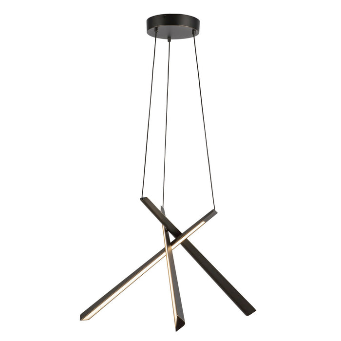 Kuzco Lighting CH68127-UB-UNV LED Chandelier, Urban Bronze