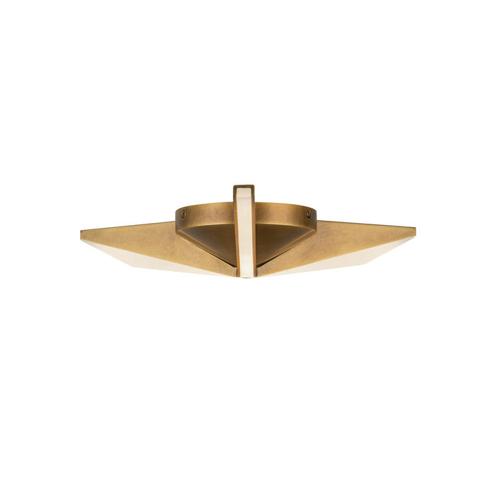 Kuzco Lighting FM64215-VB LED Flush Mount, Vintage Brass