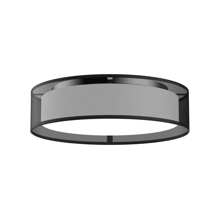 Kuzco Lighting FM7916-BOR-5CCT LED Flush Mount, Black Organza