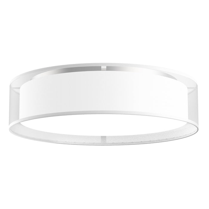 Kuzco Lighting FM7920-WOR-5CCT LED Flush Mount, White Organza