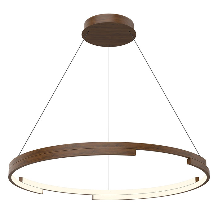 Kuzco Lighting PD52732-WT-UNV LED Pendant, Walnut