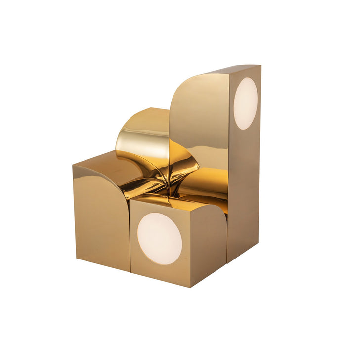 Kuzco Lighting TL82412-PB LED Table Lamp, Polished Brass