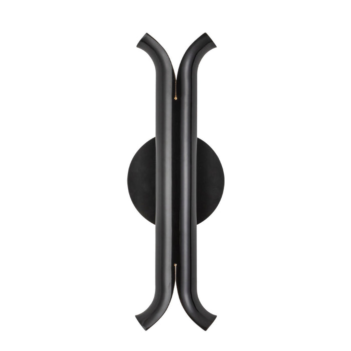 Kuzco Lighting WS89714-GBK LED Wall Sconce, Glossy Black