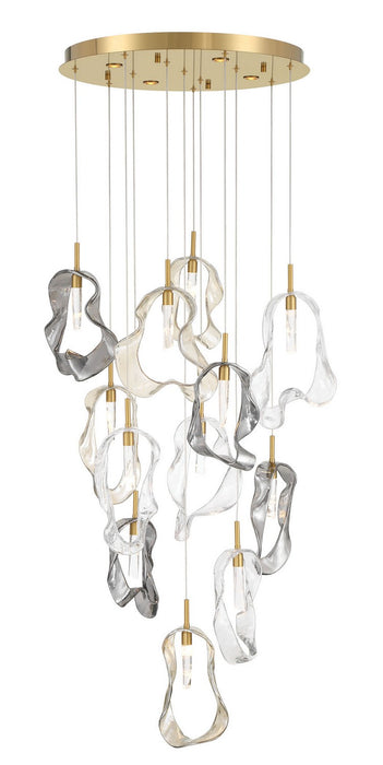 Eurofase 49237-016 16 Light Chandelier, Gold