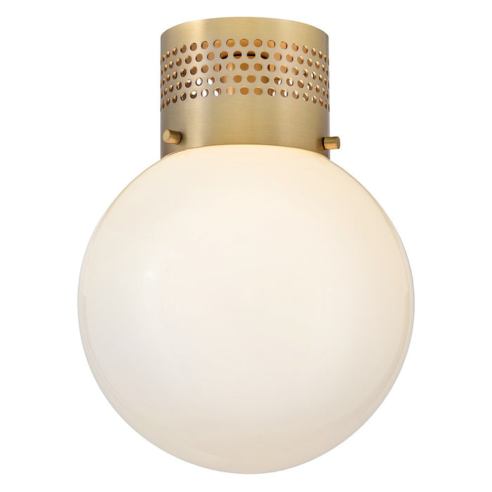 Lark 84221LCB LED Flush Mount, Lacquered Brass