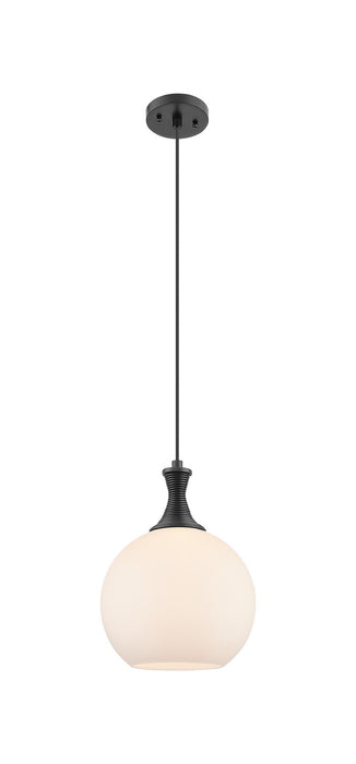 Innovations 415-1P-BK-G121-10 One Light Pendant, Matte Black