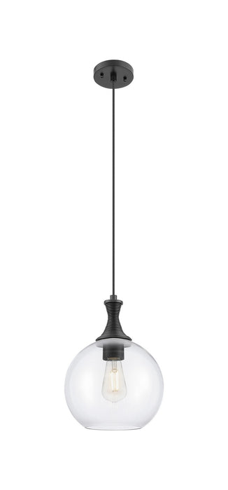 Innovations 415-1P-BK-G122-10 One Light Pendant, Matte Black