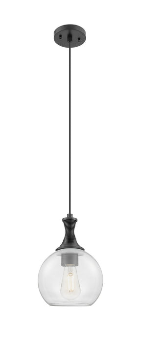 Innovations 415-1P-BK-G122-8 One Light Pendant, Matte Black