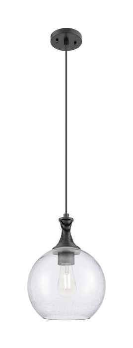 Innovations 415-1P-BK-G124-10 One Light Pendant, Matte Black