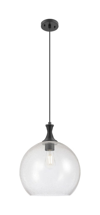 Innovations 415-1P-BK-G124-14 One Light Pendant, Matte Black