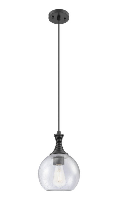 Innovations 415-1P-BK-G124-8 One Light Pendant, Matte Black