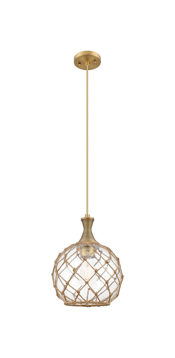 Innovations 415-1S-BB-G122-10RB One Light Pendant, Brushed Brass