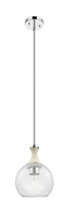 Innovations 415-1SR-PN-G122-8 One Light Pendant, Polished Nickel