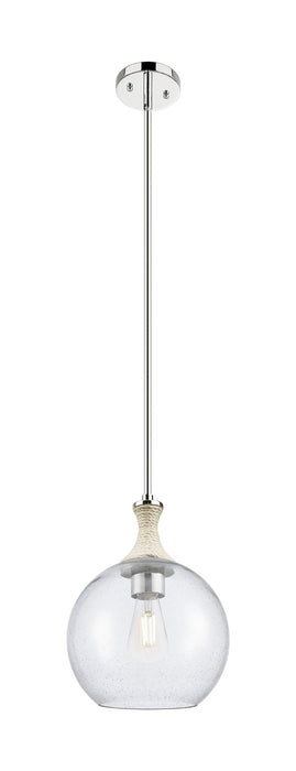Innovations 415-1SR-PN-G124-10 One Light Pendant, Polished Nickel