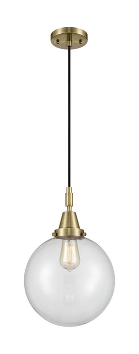 Innovations 447-1P-AB-G202-10 One Light Pendant, Antique Brass