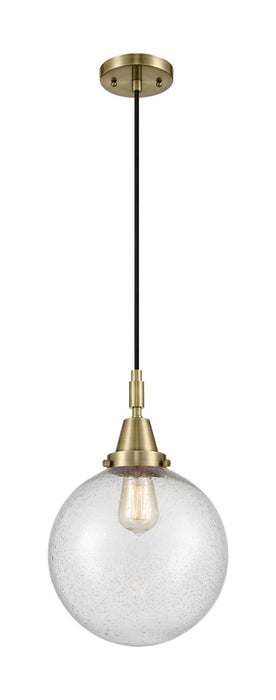 Innovations 447-1P-AB-G204-10 One Light Pendant, Antique Brass