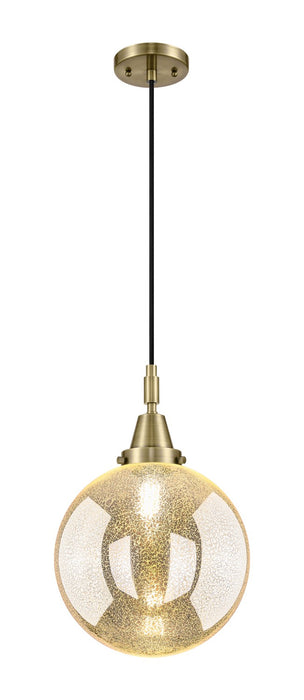Innovations 447-1P-AB-G208-10 One Light Pendant, Antique Brass
