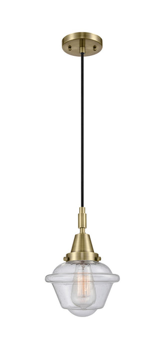 Innovations 447-1P-AB-G534 One Light Pendant, Antique Brass