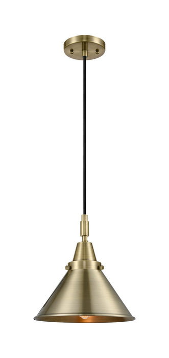 Innovations 447-1P-AB-M10-AB One Light Pendant, Antique Brass