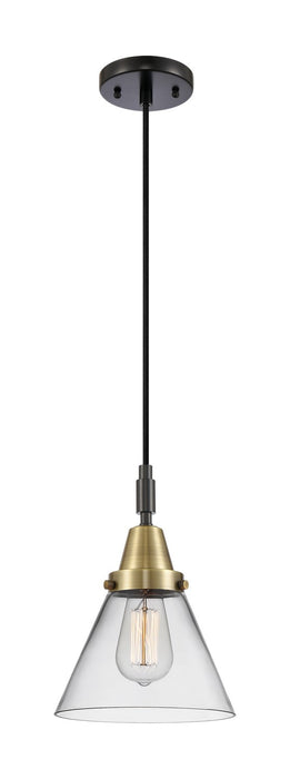 Innovations 447-1P-BAB-G42 One Light Pendant, Black Antique Brass