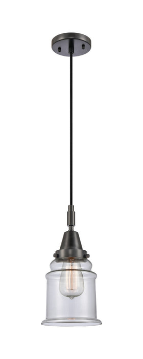 Innovations 447-1P-BK-G182 One Light Pendant, Matte Black