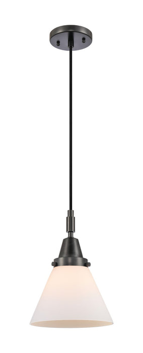 Innovations 447-1P-BK-G41 One Light Pendant, Matte Black