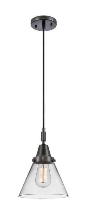 Innovations 447-1P-BK-G42 One Light Pendant, Matte Black