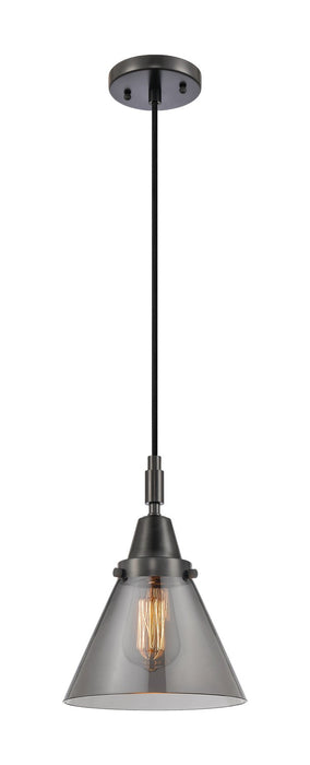 Innovations 447-1P-BK-G43 One Light Pendant, Matte Black