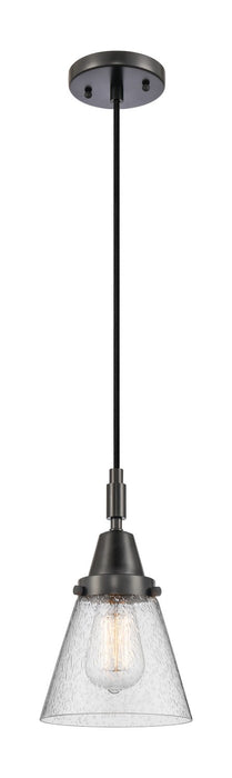 Innovations 447-1P-BK-G64 One Light Pendant, Matte Black
