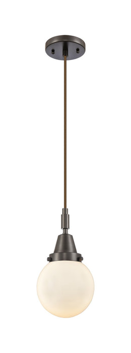 Innovations 447-1P-OB-G201-6 One Light Pendant, Oil Rubbed Bronze
