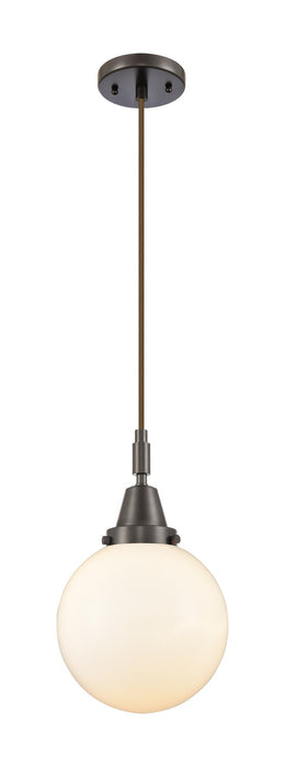 Innovations 447-1P-OB-G201-8 One Light Pendant, Oil Rubbed Bronze