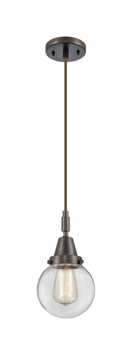 Innovations 447-1P-OB-G202-6 One Light Pendant, Oil Rubbed Bronze