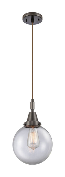 Innovations 447-1P-OB-G202-8 One Light Pendant, Oil Rubbed Bronze