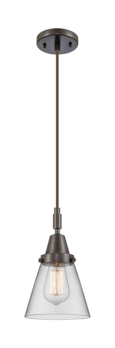 Innovations 447-1P-OB-G62 One Light Pendant, Oil Rubbed Bronze
