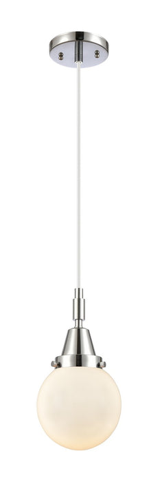 Innovations 447-1P-PC-G201-6 One Light Pendant, Polished Chrome