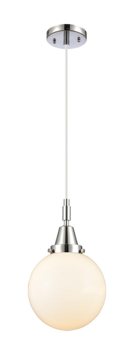 Innovations 447-1P-PC-G201-8 One Light Pendant, Polished Chrome
