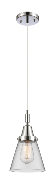 Innovations 447-1P-PC-G62 One Light Pendant, Polished Chrome