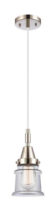Innovations 447-1P-PN-G182S One Light Pendant, Polished Nickel