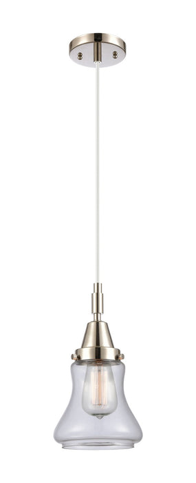 Innovations 447-1P-PN-G192 One Light Pendant, Polished Nickel