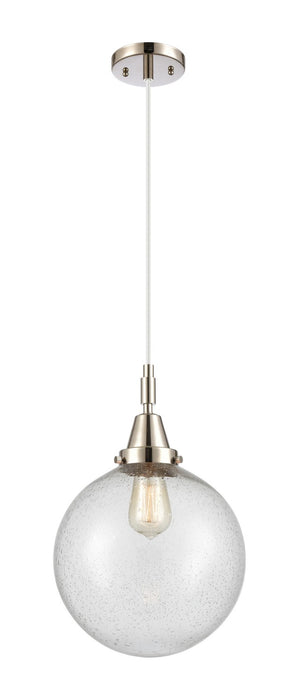 Innovations 447-1P-PN-G204-10 One Light Pendant, Polished Nickel