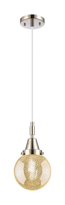 Innovations 447-1P-PN-G208-6 One Light Pendant, Polished Nickel