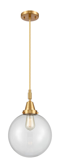 Innovations 447-1P-SG-G202-10 One Light Pendant, Satin Gold