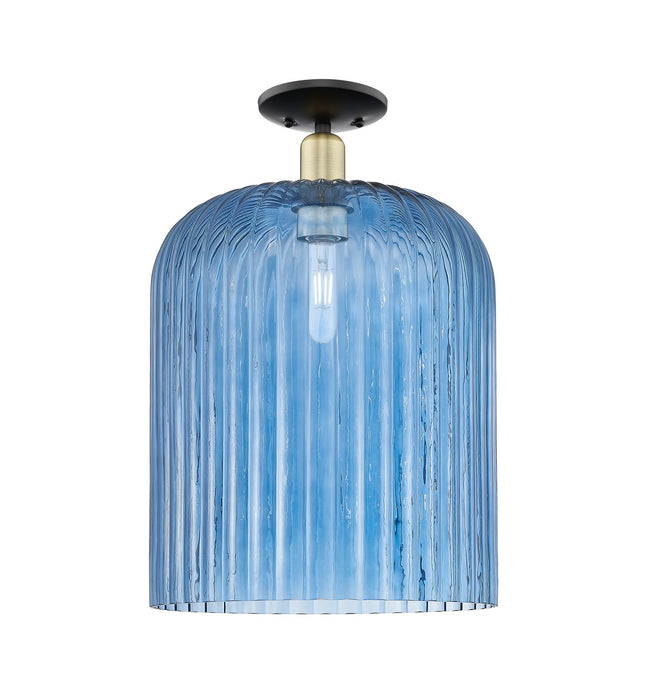 Innovations 716-1C-BAB-G559-12BL One Light Semi-Flush Mount, Black Antique Brass