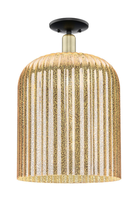 Innovations 716-1C-BAB-G559-12ME One Light Semi-Flush Mount, Black Antique Brass